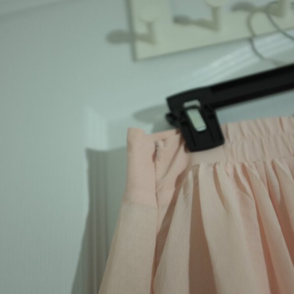 Pins & Needles blush pink maxi crepe skirt size 24 - Picture 6 of 11